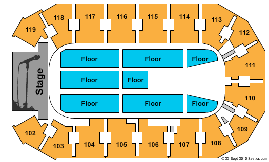 Independence Events Center Seating Chart